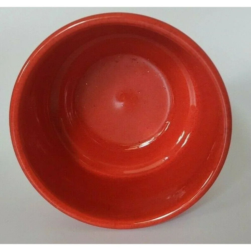 Vintage Waechtersbach West‎ Germany-Custard Cup - Red (U28)